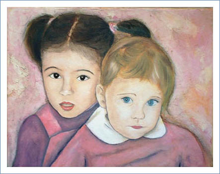 Portrait de deux soeurs
